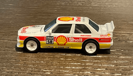 Машинка Premium Matchbox 1993 BMW E30 M3 Shell Collectors 1:64 HVW08 White - Retromagaz, image 1