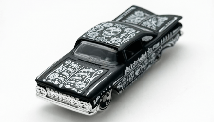 Машинка Базовая Hot Wheels '58 Impala Treasure Hunts Celebration Racers 1:64 HTB02 Black - Retromagaz, image 1