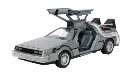 Машинка Jada Delorean DMC-12 Back to the Future 1 Time Machine 1:24 Silver - Retromagaz, image 2