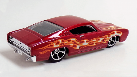 Машинка Базовая Hot Wheels '69 Ford Torino Talladega Flames 1:64 FYC39 Red - Retromagaz, image 3