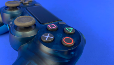 Геймпад Бездротовий RMC PlayStation 4 DoubleShock 4 Trans-Blue Новий - Retromagaz, image 3