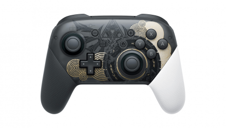 Геймпад Беспроводной Nintendo Switch Pro Controller The Legend of Zelda: Tears of the Kingdom Limited Edition 45496883614 Black Gold Новый - Retromagaz, image 3