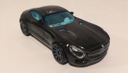 Машинка Базовая Hot Wheels '15 Mercedes-AMG GT Nightburnerz 1:64 FJX68 Black - Retromagaz, image 2