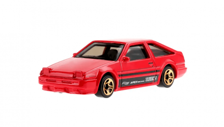 Машинка Базовая Hot Wheels Toyota AE86 Sprinter Trueno Hatchbacks 1:64 HCW77 Red - Retromagaz, image 2