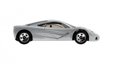 Машинка Базовая Hot Wheels McLaren F1 Exotics 1:64 GRX57 Metallic Silver - Retromagaz, image 4