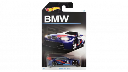 Тематическая Машинка Hot Wheels BMW M3 GT2 BMW 1:64 DJM84 Blue - Retromagaz, image 1