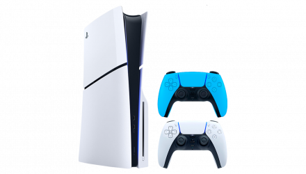 Набір Консоль Sony PlayStation 5 Slim Blu-ray 1TB White Новий + Геймпад Бездротовий DualSense Ice Blue - Retromagaz, image 1