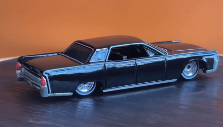 Машинка Premium Hot Wheels The Matrix '64 Lincoln Continental Rep. Entertainment 1:64 HCP06 Black - Retromagaz, image 3