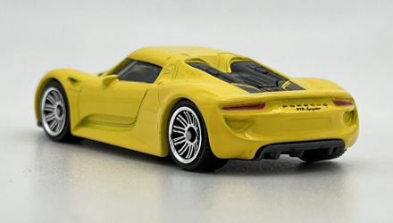 Машинка Большой Город Matchbox Porsche 918 Spyder Showroom 1:64 HLC88 Yellow - Retromagaz, image 6