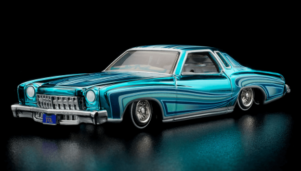 Машинка Premium Hot Wheels 1975 Chevrolet Monte Carlo Red Line Club RLC 1:64 HWF19 Teal - Retromagaz, image 1