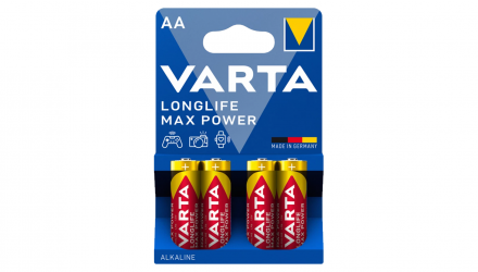 Батарейка Varta AA Bat Alkaline Max Tech 4шт - Retromagaz, image 1