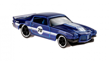 Машинка Базовая Hot Wheels '70 Chevy Camaro RS Then and Now 1:64 GTC69 Dark Blue - Retromagaz, image 2