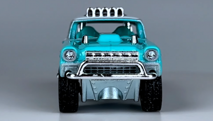 Машинка Premium Hot Wheels Chevrolet Big-Air Bel-Air Off-Road 1:64 HKC74 Light Blue - Retromagaz, image 5