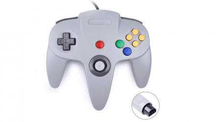 Набор Консоль Nintendo N64 FAT Europe Charcoal Grey Б/У + Геймпад Проводной RMC N64 Grey 1.7m Новый 2 шт - Retromagaz, image 6