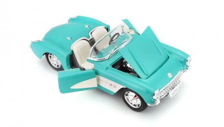 Машинка Maisto 1957 Chevrolet Corvette Special Edition 1:24 Blue - Retromagaz, image 6