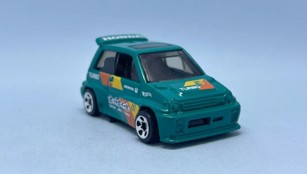 Машинка Базовая Hot Wheels '85 Honda City Turbo II Treasure Hunts J-Imports 1:64 JBC25 Green - Retromagaz, image 1