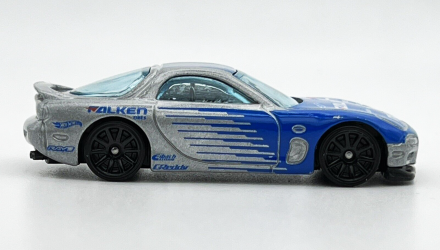 Машинка Базова Hot Wheels '95 Mazda RX-7 Falken Drift 1:64 HCX62 Silver - Retromagaz, image 3