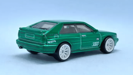 Машинка Базова Hot Wheels '87 Audi quattro Super Treasure Hunt STH Factory Fresh 1:64 JBC35 Green - Retromagaz, image 2