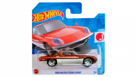 Машинка Базовая Hot Wheels 1968 Mazda Cosmo Sport Super Treasure Hunt STH J-Imports 1:64 HKL20 Orange - Retromagaz, image 1