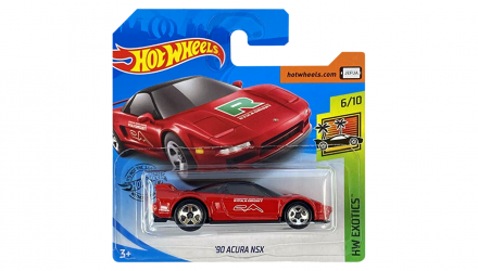 Машинка Базова Hot Wheels '90 Acura NSX Exotics 1:64 GHC32 Red - Retromagaz, image 1