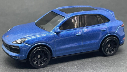 Машинка Велике Місто Matchbox Porsche Cayenne Turbo Metro 1:64 HLD01 Blue - Retromagaz, image 2