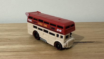 Машинка Базовая Hot Wheels Trouble Decker Fast Transit 1:64 HTB45 Red - Retromagaz, image 1