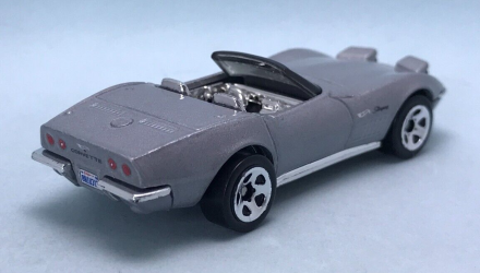 Машинка Базова Hot Wheels '72 Stingray Convertible Roadsters 1:64 HKK12 Silver - Retromagaz, image 3