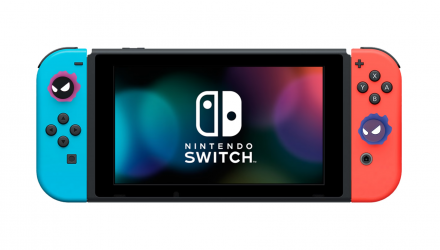 Накладки на Стики RMC 4шт Ghost Nintendo Switch Black White - Retromagaz, image 1