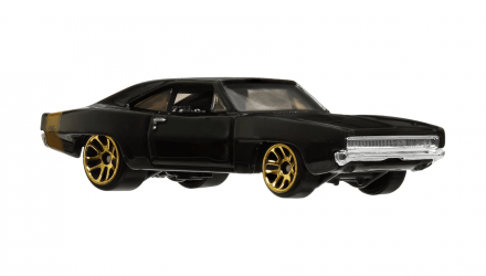 Тематична Машинка Hot Wheels 1968 Dodge Charger Dominic Toretto Fast & Furious 1:64 HNR88/HRW50 Black - Retromagaz, image 4