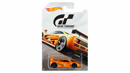 Тематична Машинка Hot Wheels McLaren F1 GTR Gran Turismo 1:64 FKF34 Orange - Retromagaz, image 1