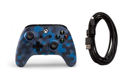 Геймпад Проводной RMC Xbox One Blue Camouflage Б/У - Retromagaz, image 6