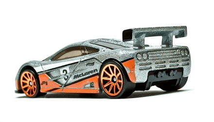 Машинка Базова Hot Wheels McLaren F1 GTR Retro Racers 1:64 HCX86 Silver - Retromagaz, image 3