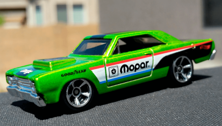 Машинка Базова Hot Wheels '68 Dodge Dart Mopar Speed Graphics 1:64 GHC87 Green - Retromagaz, image 2