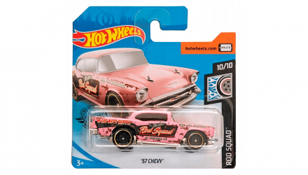 Машинка Базовая Hot Wheels '57 Chevy Rod Squad 1:64 GHD26 Pink - Retromagaz, image 1