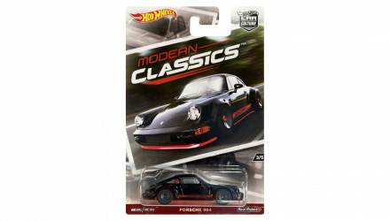 Машинка Premium Hot Wheels Porsche 964 Modern Classics 1:64 DWH67 Black - Retromagaz, image 1