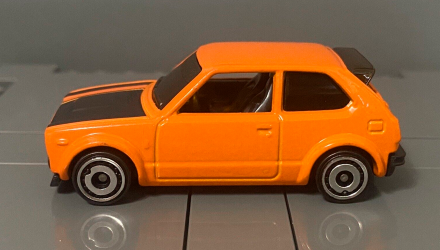 Машинка Базовая Hot Wheels '73 Honda Civic Custom J-Imports 1:64 HKK67 Orange - Retromagaz, image 4