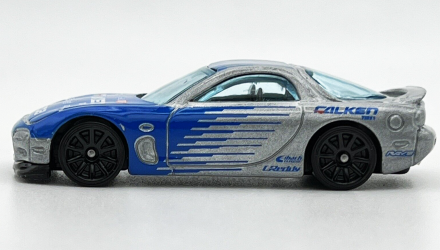 Машинка Базова Hot Wheels '95 Mazda RX-7 Falken Drift 1:64 HCX62 Silver - Retromagaz, image 5