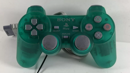 Геймпад Дротовий Sony PlayStation 2 DualShock 2 SCPH-10010 Crystal Green Б/У - Retromagaz, image 1