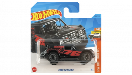 Машинка Базовая Hot Wheels Ford Bronco R Hot Trucks 1:64 HKJ04 Black - Retromagaz, image 1