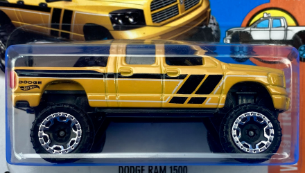 Машинка Базова Hot Wheels Dodge Ram 1500 Hot Trucks 1:64 DHR50 Yellow - Retromagaz, image 2