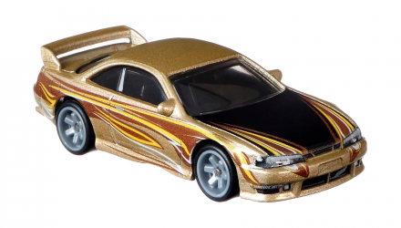 Машинка Premium Hot Wheels Nissan 240SX (S14) Fast & Furious 1:64 GJR64 Gold - Retromagaz, image 4