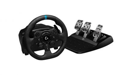 Набір Кермо Дротовий Logitech PlayStation 4 G923 Black Новий  + Важіль перемикання передач 5 Xbox Driving Force Shifter - Retromagaz, image 3