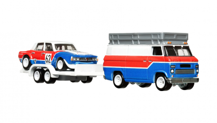 Машинка Premium Hot Wheels 2шт '70 Rover P6 Group 2 та Транспортер HW Rally Hauler Team Transport 1:64 FLF56/HKF45 Red - Retromagaz, image 5