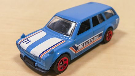 Машинка Базовая Hot Wheels '71 Datsun Bluebird 510 Wagon Surf's Up 1:64 FBD29 Blue - Retromagaz, image 5