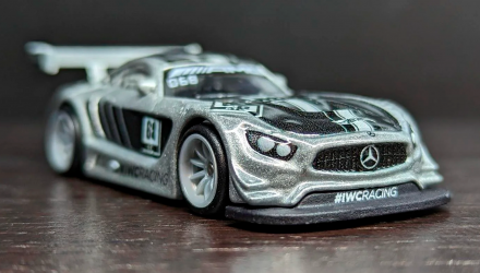 Машинка Premium Hot Wheels '16 Mercedes-AMG GT3 и Транспортер Fleet Street Team Transport 1:64 HCR39 Silver 2шт - Retromagaz, image 4