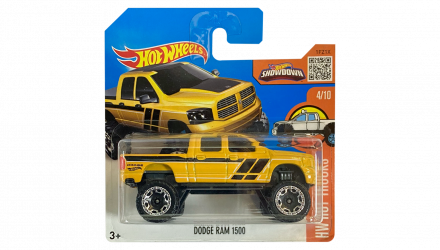 Машинка Базовая Hot Wheels Dodge Ram 1500 Hot Trucks 1:64 DHR50 Yellow - Retromagaz, image 1