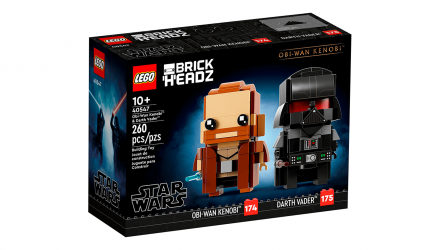 Конструктор Lego Star Wars Оби-Ван Кеноби и Дарт Вейдер BrickHeadz 40547 Новый - Retromagaz, image 1