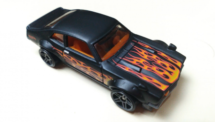 Машинка Базовая Hot Wheels Custom Ford Maverick Flames 1:64 GHD66 Black - Retromagaz, image 5