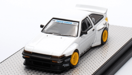 Машинка Premium INNO64 Toyota AE86 Trueno "Pandem / Rocket Bunny" 1:64 White - Retromagaz, image 1