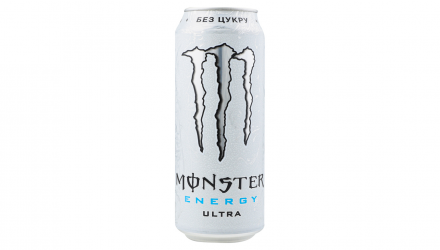 Напиток Энергетический Monster Energy Ultra White 500ml - Retromagaz, image 1